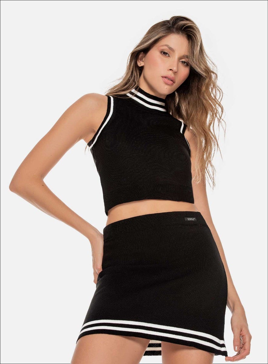 FALDA DEPORTIVA PUNTO TEJIDO - PRECIO ESPECIAL